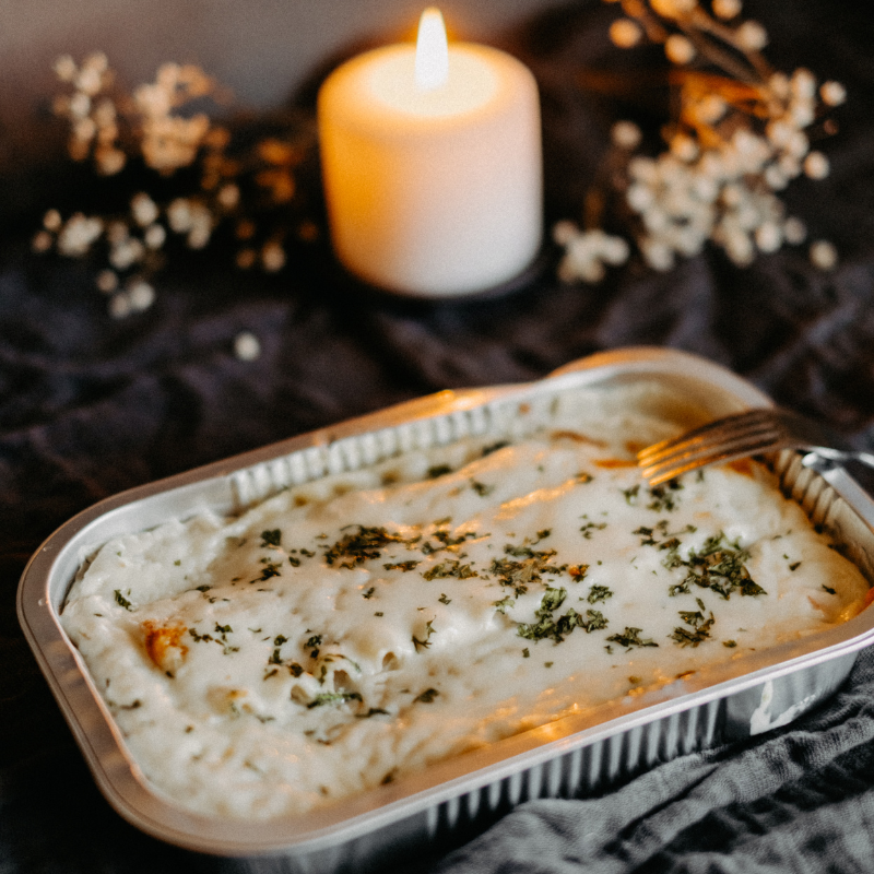 Lasagne poulet & courge butternut