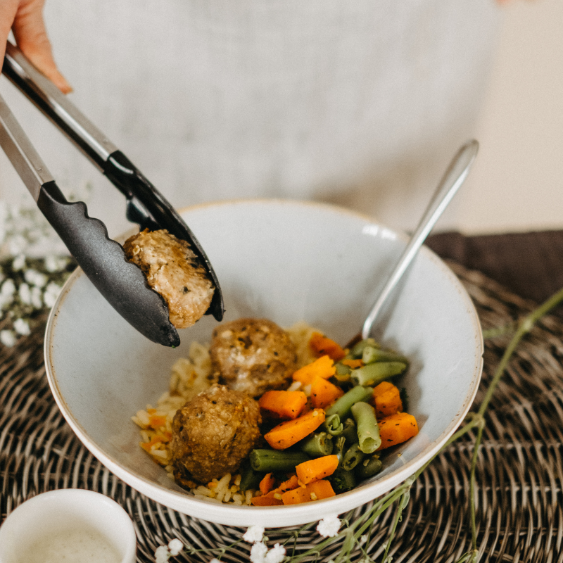 Kefta bœuf et couscous