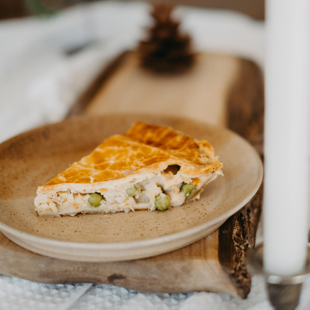 Repas prêt-à-cuire : pâté au poulet PA le prêt-à-manger