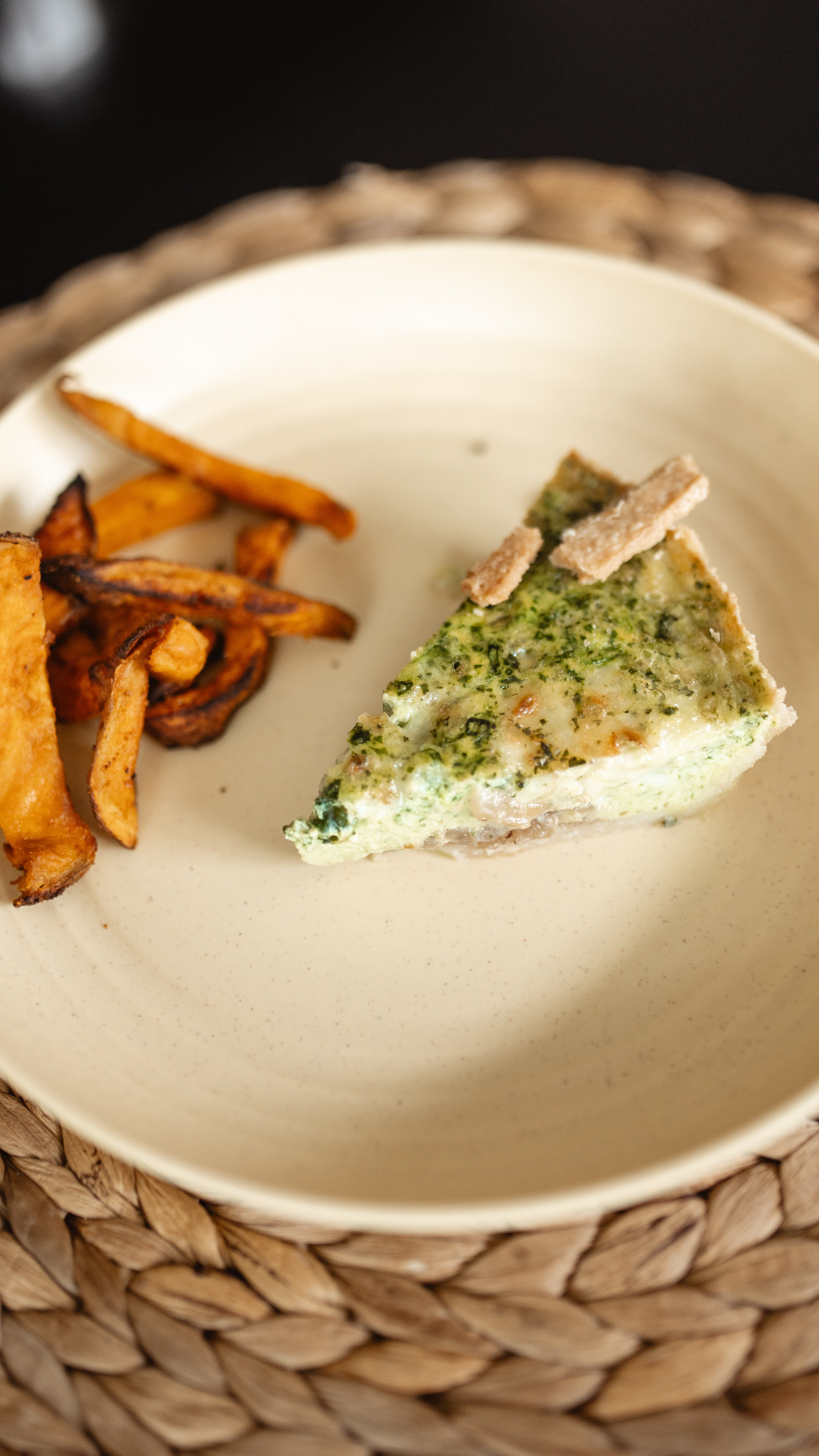 Quiche tomate & épinard