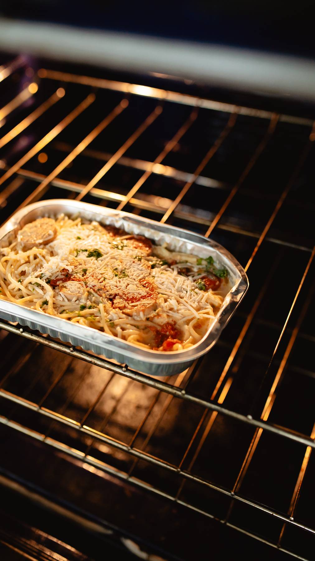 Spaghetti à la courge butternut et porc effiloché
