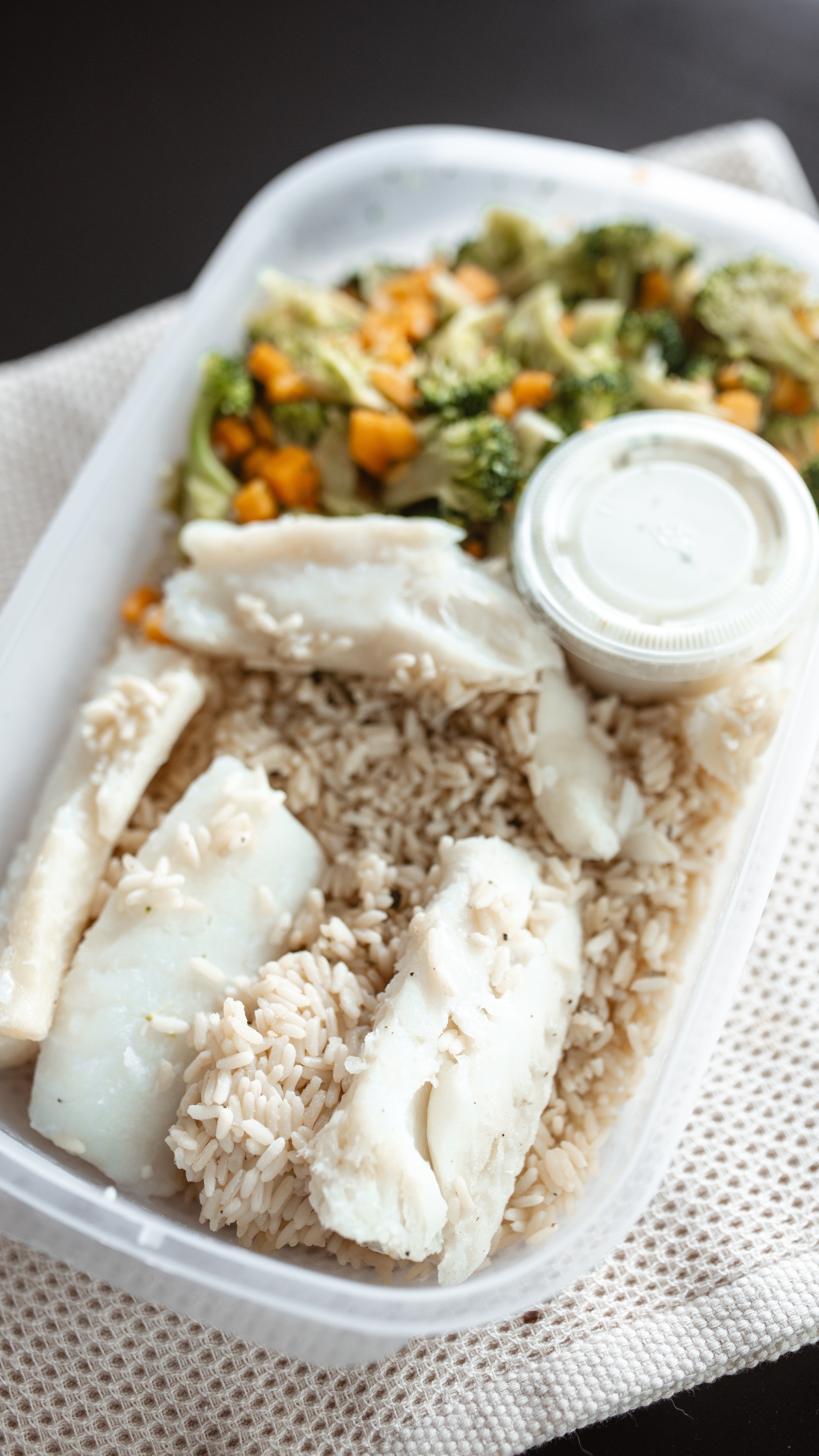 Morue vinaigrette aux herbes fraîches