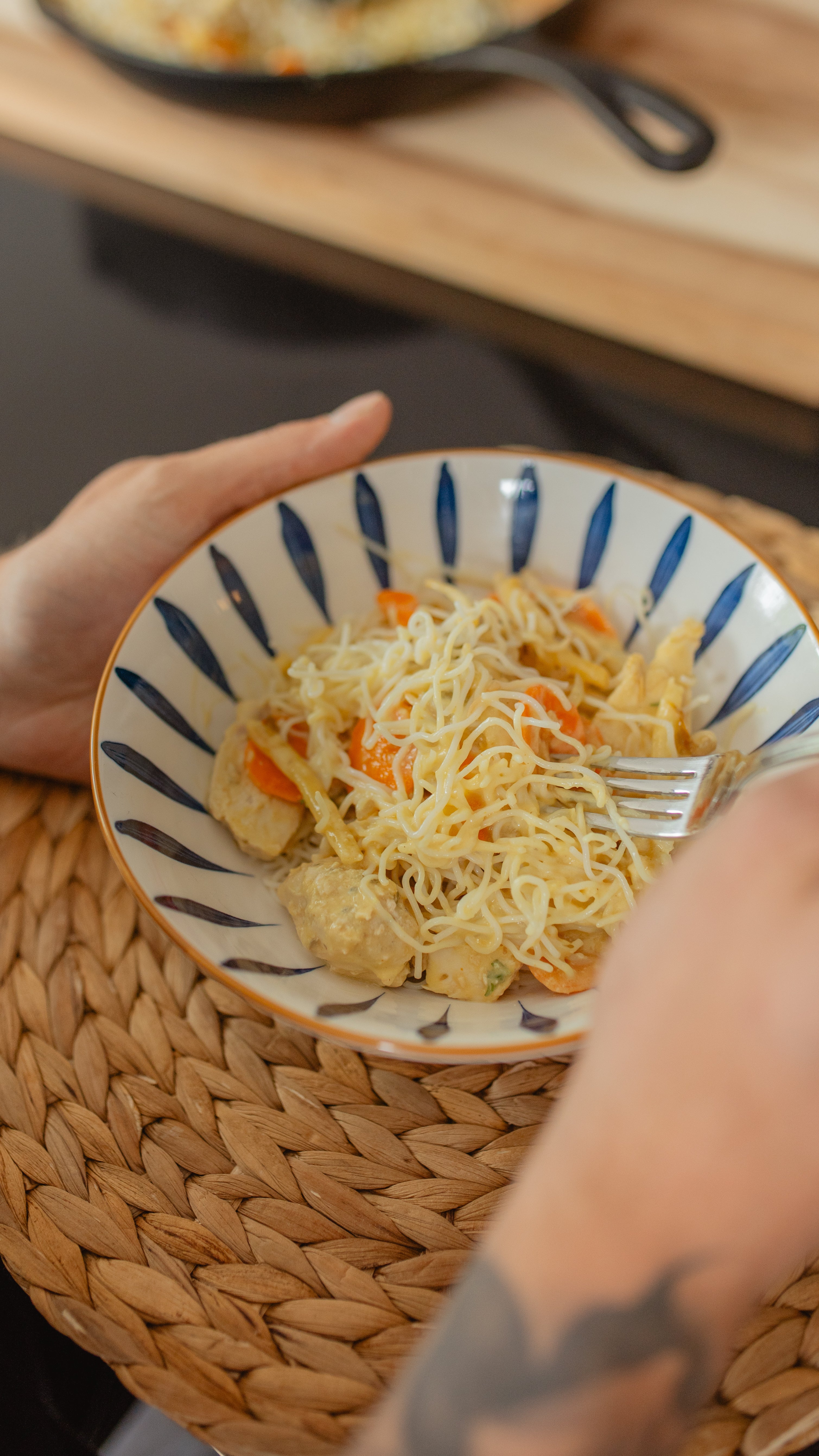 Poitrine de poulet mangue-coco