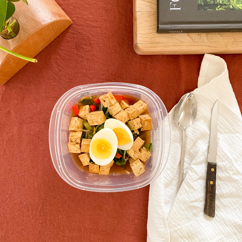 Chaudrée de tofu et maïs à la harissa