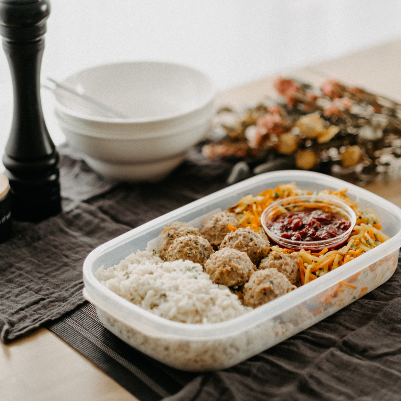 Boulettes de dinde et de quinoa à l&