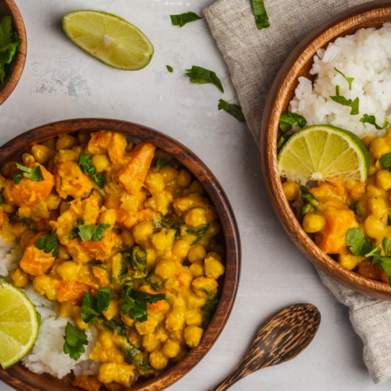 Curry de pois-chiches