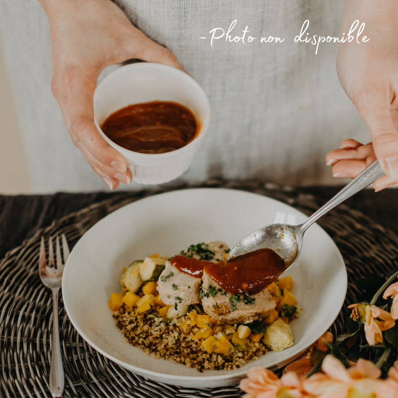 Porc forestier, légumes racines &amp; pommes de terre