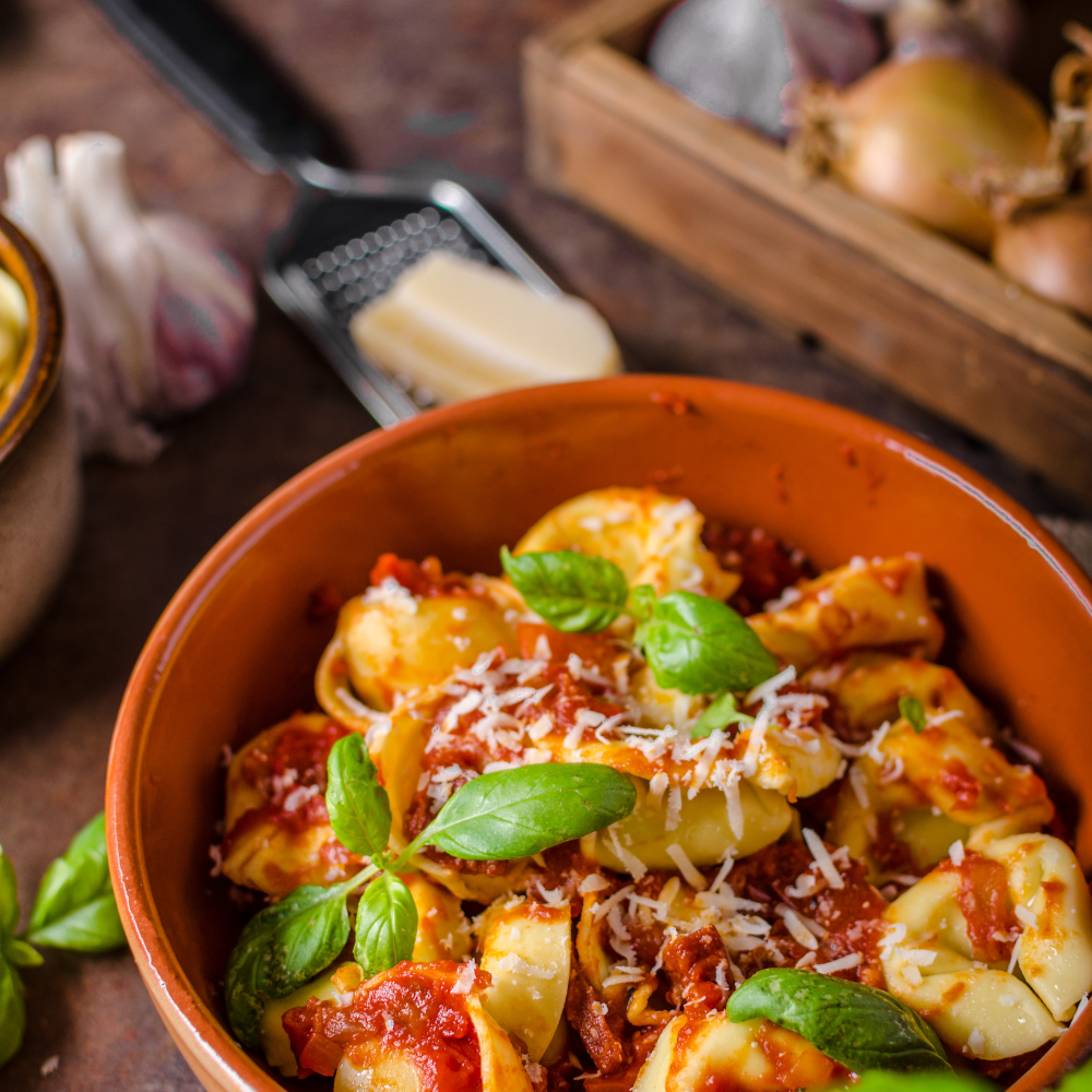 Tortellinis Arrabbiata au Louis d’Or