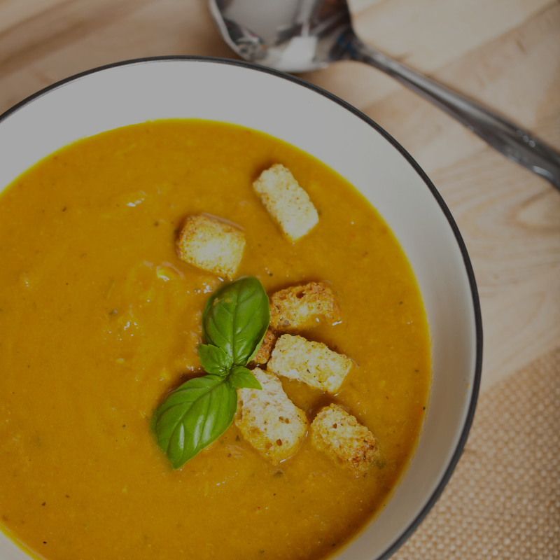 Crème de légumes au chorizo