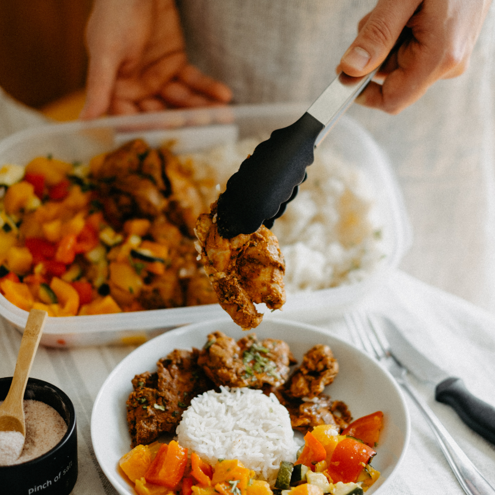 Poulet portugais &amp; riz au pesto