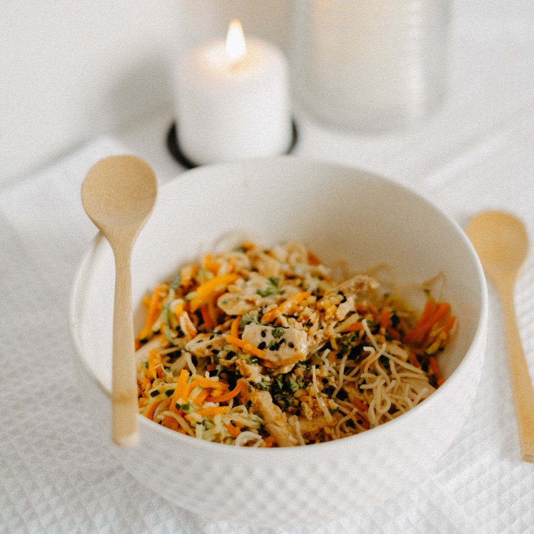Riz à la patate douce et porc effiloché