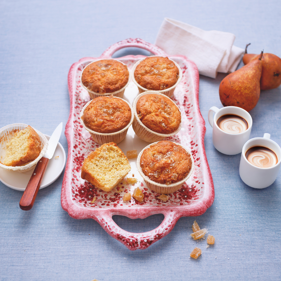 Muffins aux poires et érable