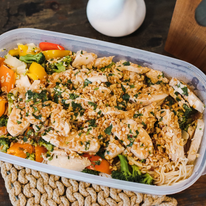 Pad thaï au poulet
