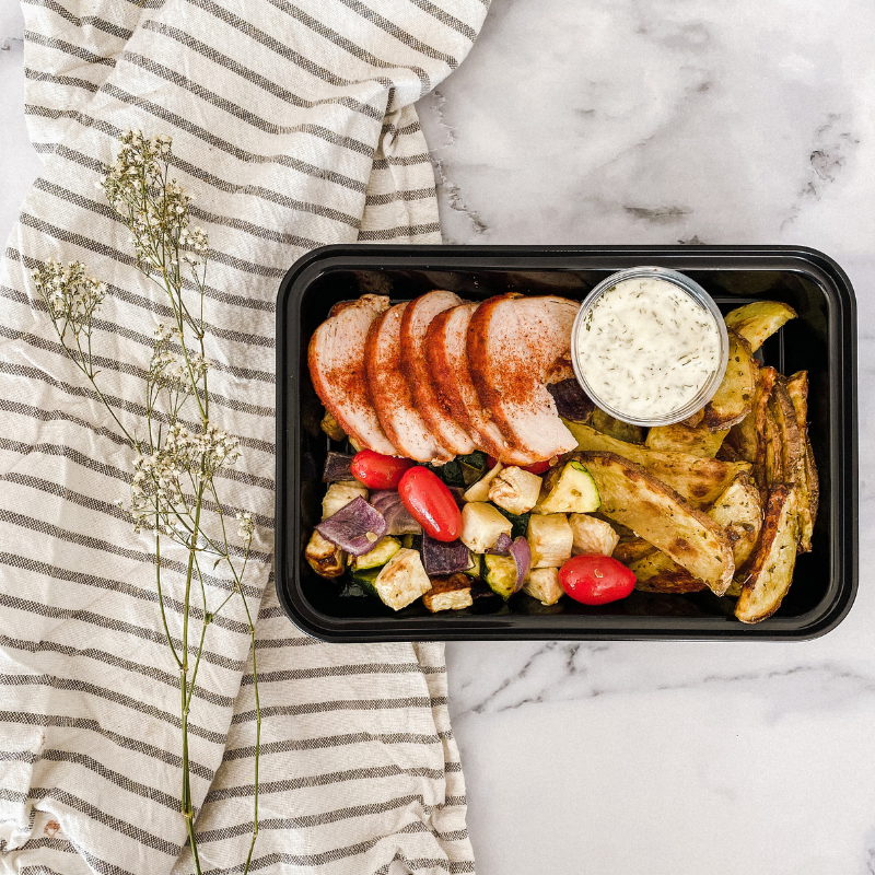 Poulet BBQ sauce ranch
